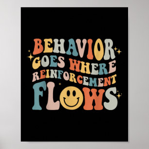 Behaviour Goes Where Reinforcement Flows Autism Aw Poster