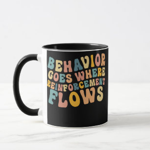 Behaviour Goes Where Reinforcement Flows Retro Mug