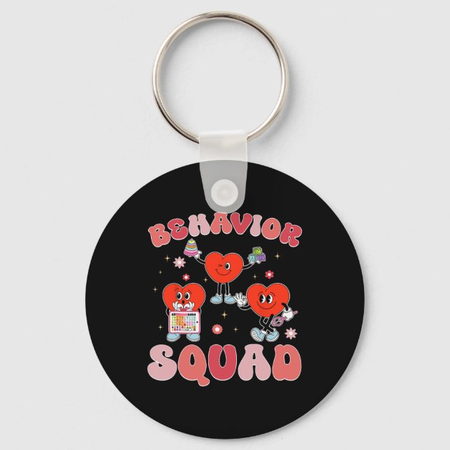 Behaviour Squad Aby Therapist Valentine Behavioura Key Ring (Front)