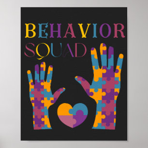 Behaviour Squad Applied Behaviour Analysis Crew  Poster