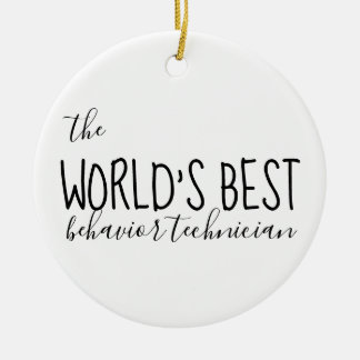 Behaviour Tech, ABA, Behaviour Therapist, ABA Ceramic Ornament
