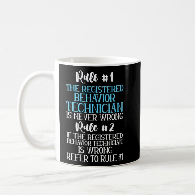 Behaviour Technician Behavioural Tech RBT 5  Coffee Mug (Left)