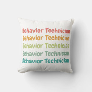 Behaviour Technician RBT Behaviour Tech Retro Cushion