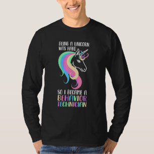 Behaviour Technician Unicorn ABA Therapist T-Shirt