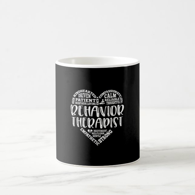 Behaviour therapist, ABA therapist Coffee Mug (Center)