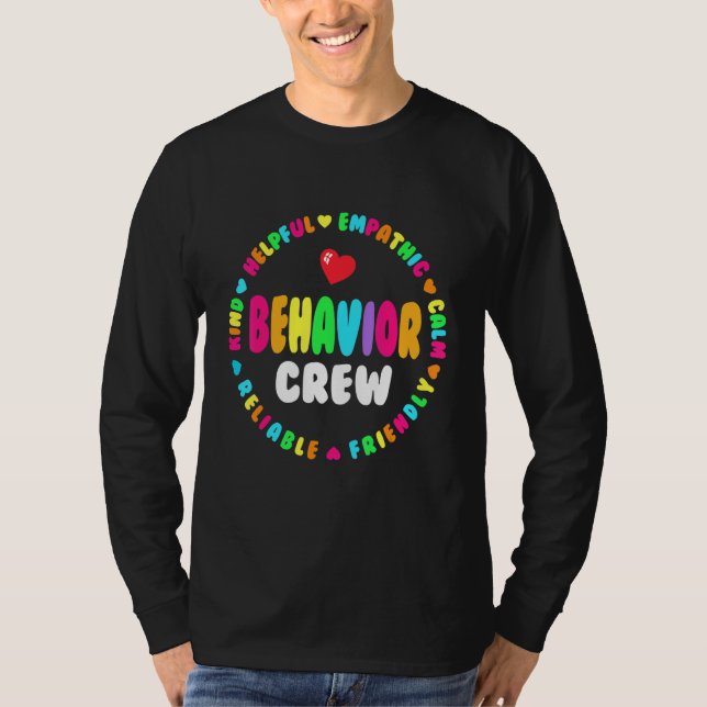 Behavioural analysis Behaviour Crew or Squad Thera T-Shirt (Front)