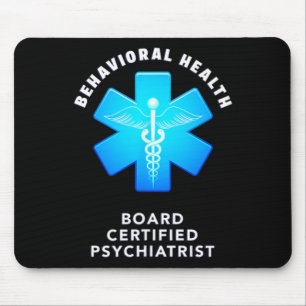 Behavioural And Mental Health Board Certified Psyc Mouse Pad