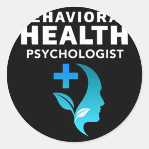 Behavioural And Mental Health Clinical Psychologis Classic Round Sticker