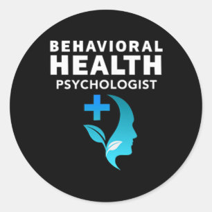 Behavioural And Mental Health Clinical Psychologis Classic Round Sticker