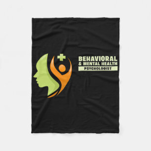 Behavioural And Mental Health Clinical Psychologis Fleece Blanket