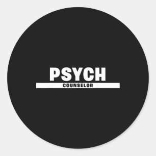 Behavioural And Mental Health Licensed Professiona Classic Round Sticker