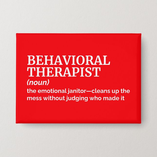 Behavioural Therapist Counseling Gift Definition (Front)