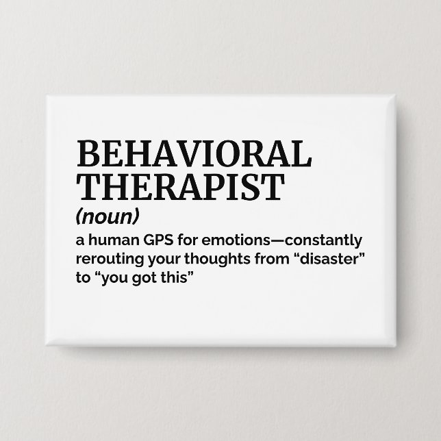 Behavioural Therapist Gift - Funny Definition (Front)