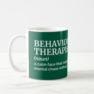 Behavioural Therapist Psychology Definition Mug