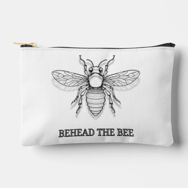 Behead The Bee Accessory Pouch (Front)