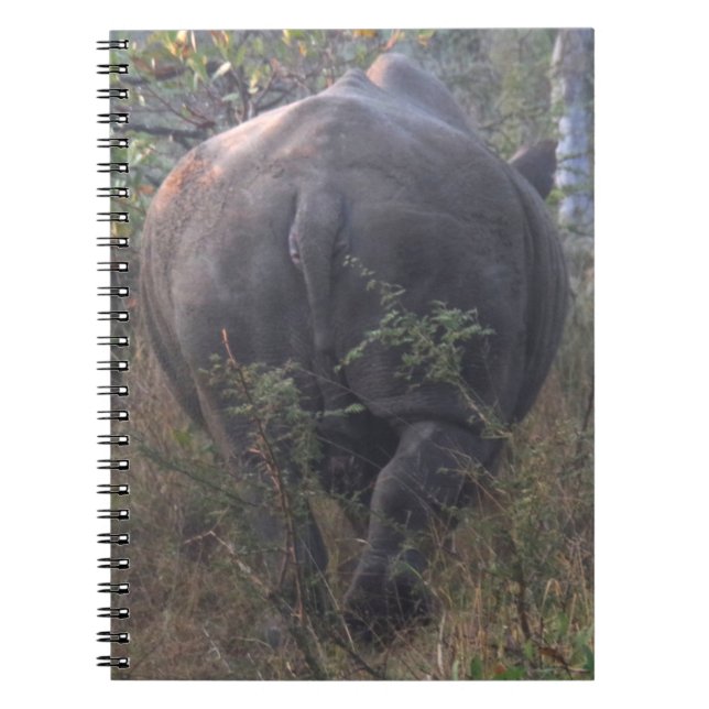 Behind a Rhino Notebook (Front)