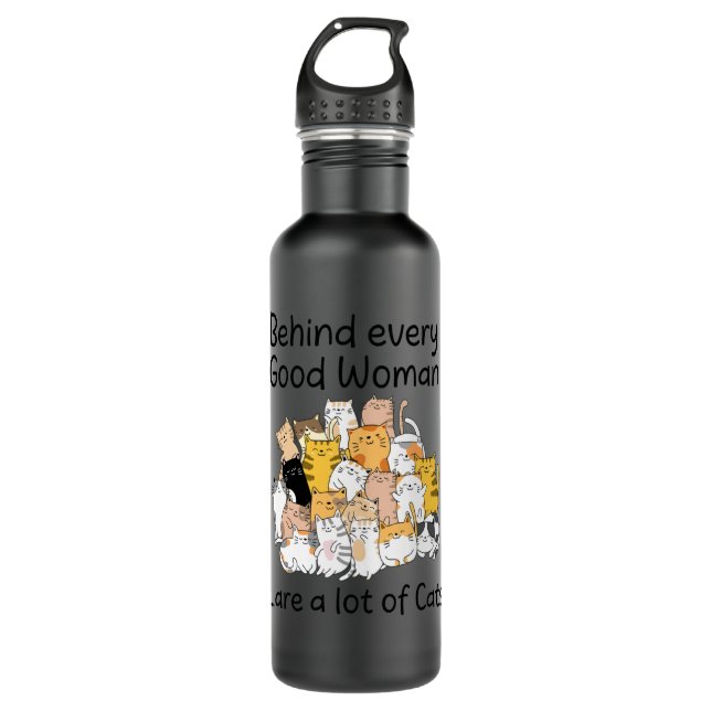 Behind Alot off Cats  710 Ml Water Bottle (Front)