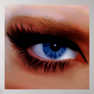 Behind blue eyes poster