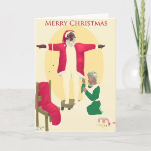 Behind Every Great Man.... Christmas Card