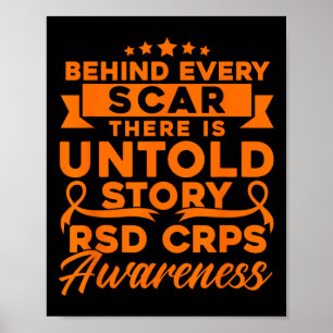 Behind Every Scar RSD CRPS Awareness Poster