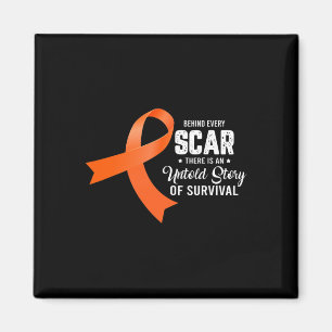 Behind Every Scar Untold Story Survival Leukaemia Magnet