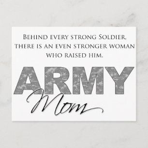 Behind Every Strong Soldier 1 Postcard