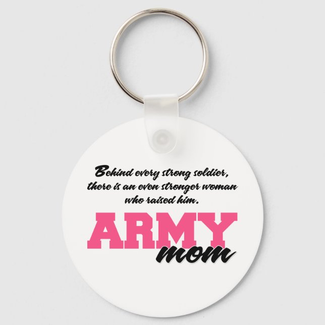 Behind Every Strong Soldier 3 Key Ring (Front)