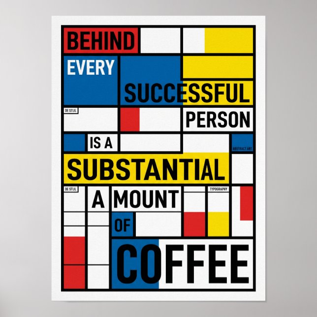 behind every successful person poster (Front)