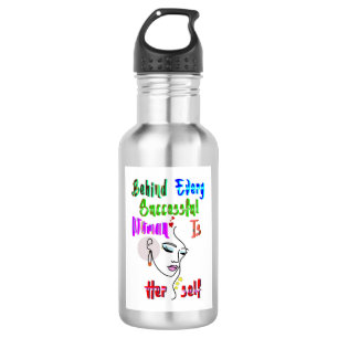 Behind Every Successful Woman Is Herself 532 Ml Water Bottle