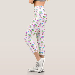 Behind Every Successful Woman Is Herself Capri Leggings