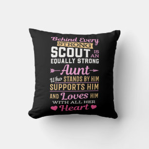 Behind Scout Is A Strong Aunt Cushion
