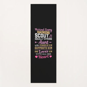 Behind Scout Is A Strong Aunt Yoga Mat