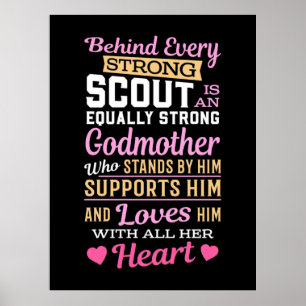 Behind Scout Is A Strong Godmother Poster