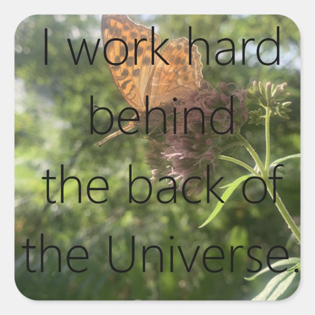 'behind' Sticker (Front)