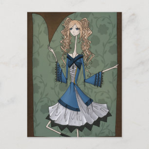 Behind the frame postcard