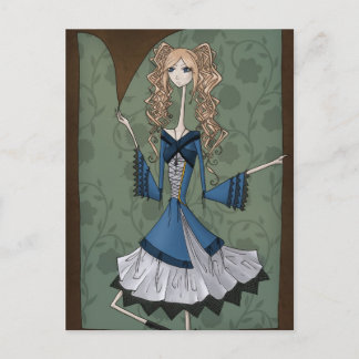 Behind the frame postcard