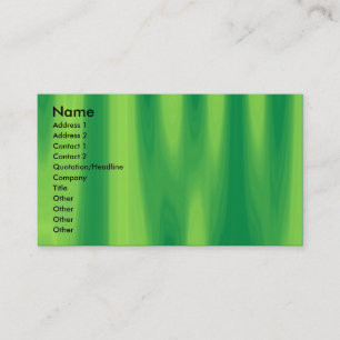 Behind the Green Curtain Business Card
