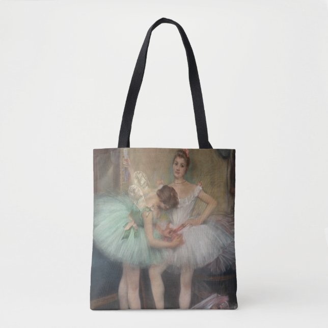 Behind the Scenes of the Ballet Tote Bag (Front)