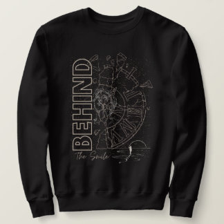 Behind the Smile Aesthetic | Emotional Graphic Sweatshirt