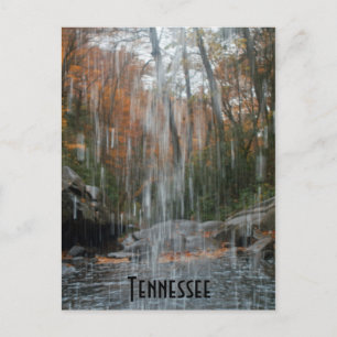 Behind the Waterfall Tennessee Postcard