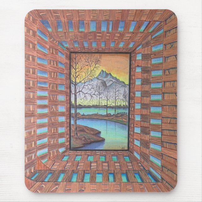 Behind The Woodwork Drawings Mouse Pad (Front)