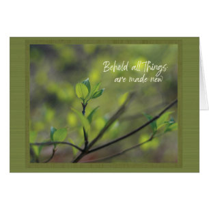 Behold all things are new Parakaleo note card