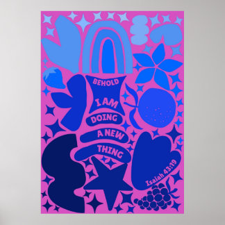 Behold I am Doing A New Thing Poster