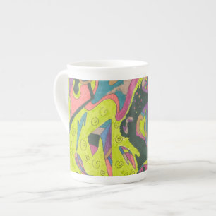 Behold, Original Abstract Bone China Mug