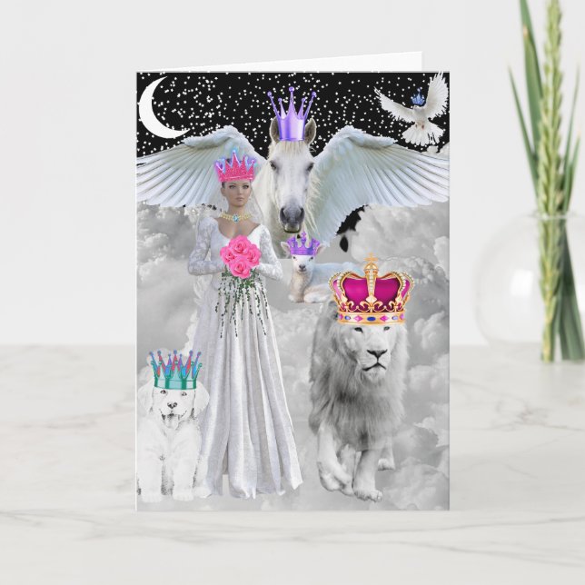 Behold, The Bridegroom Comes Greeting Card (Front)
