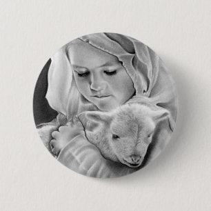 Behold the Lamb Of God  Button