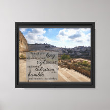 Behold your King Canvas Print