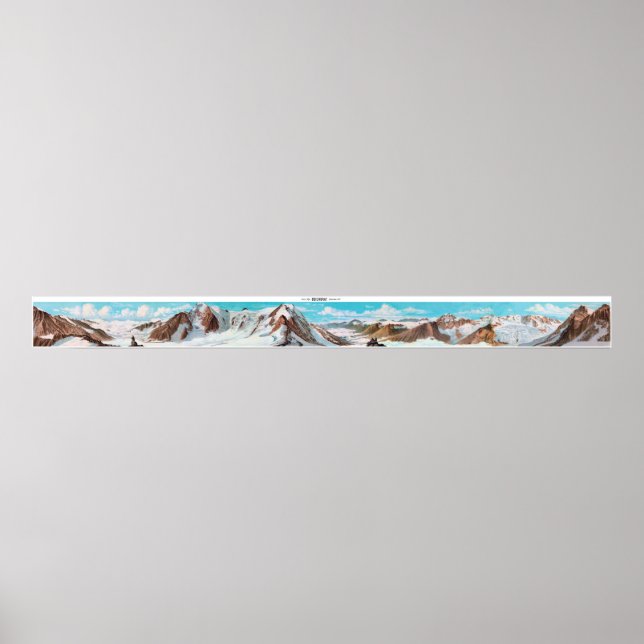 BEICHGRAT Swiss Alps Panorama 360° Poster (Front)