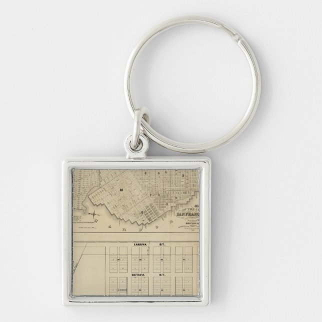 Beideman Tract, San Francisco Key Ring (Front)