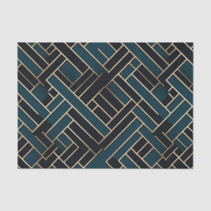 Beige Abstract Array Fernsby Tissue Paper